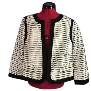 LOFT Black and White Blazer